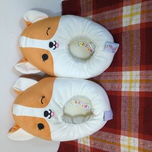 Cuddly Corgi Plush slippers